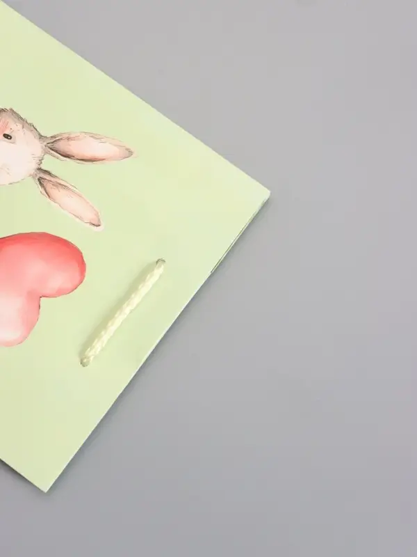 Пакет подарочный "Милый ушки" ламинированный 18 х 22,3 х 10 см