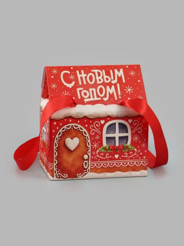 Коробка подарочная, самосборная &laquo;Снеговик&raquo;, 15&times;18&times;10 см