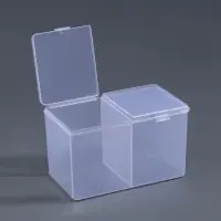 Контейнер для хранения мелочей, 2 секции, 6.7&times;12.5&times;7.5 см, МИКС