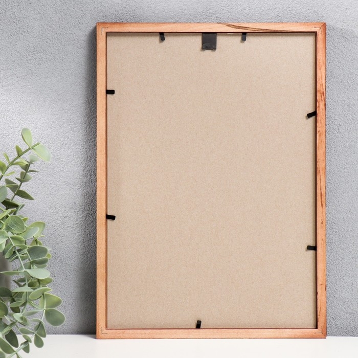 Фоторамка сосна с14 01/6 венге 21х30 см (пластиковый экран) Фоторамка сосна с14 01/6 венге 21х30 см (пластиковый экран)