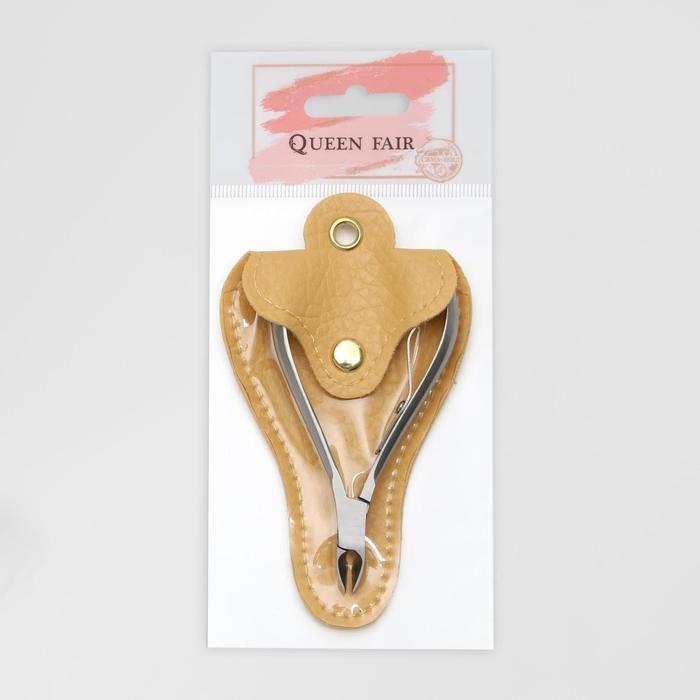 Кусачки маникюрные, 9 см, длина лезвия - 9 мм, в чехле, цвет серебристый