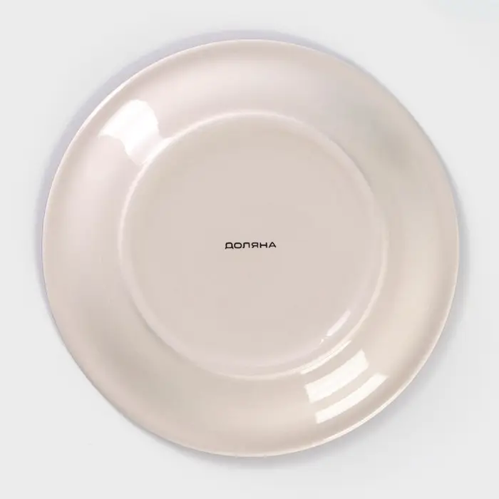 Тарелка Доляна &laquo;Морской мир&raquo;, d=27 см, керамика, красная