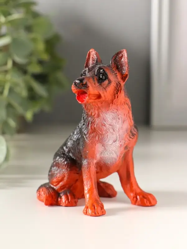 Сувенир Овчарка , 9х6х5,5см