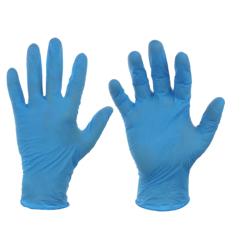 Перчатки тм VETTA, размер S/M/L, нитрил, 10шт, голубой цвет