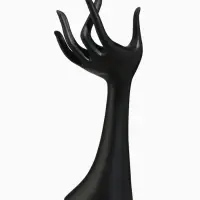 Подставка для украшений QF &laquo;Рука&raquo; 9.5&times;7&times;24, чёрная