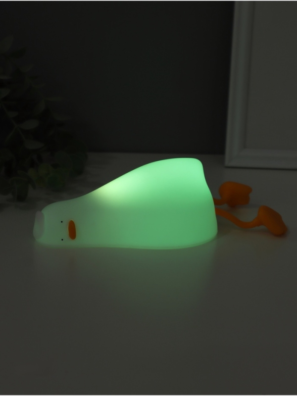 Ночник антистресс Ночник антистресс "Спящая утка" 2Вт LED RGB USB 10х10х21см