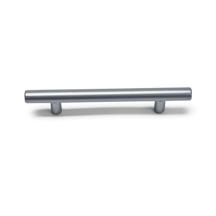 Ручка рейлинг ТУНДРА, облегчённая, d=12 мм, м/о 96/150 мм, внеш ножка, цвет графит Ручка рейлинг ТУНДРА, облегчённая, d=12 мм, м/о 96/150 мм, внеш ножка, цвет графит