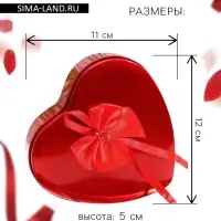 Мыльные розочки, красные и розовые, набор 11 шт., в коробке