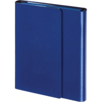Ежедневник недатированный А5, 176л, с магн. клапаном, WALTZ, синий 3-543/01