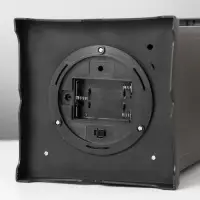 Ночник RISALUX &laquo;Камин&raquo;, LED, 13&times;13&times;30 см, чёрный