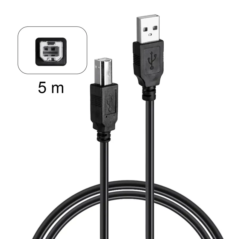 Кабель USB 2.0 для принтера 5M