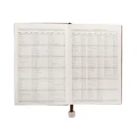 Ежедневник недатированный формат А5, 80л, линия, с ручкой, подар коробка, Коричневый