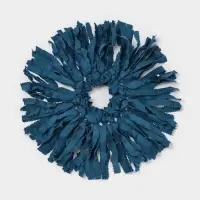 Насадка для швабры с отжимом - центрифугой &laquo;Замша&raquo;, кольцо 16 см, синяя