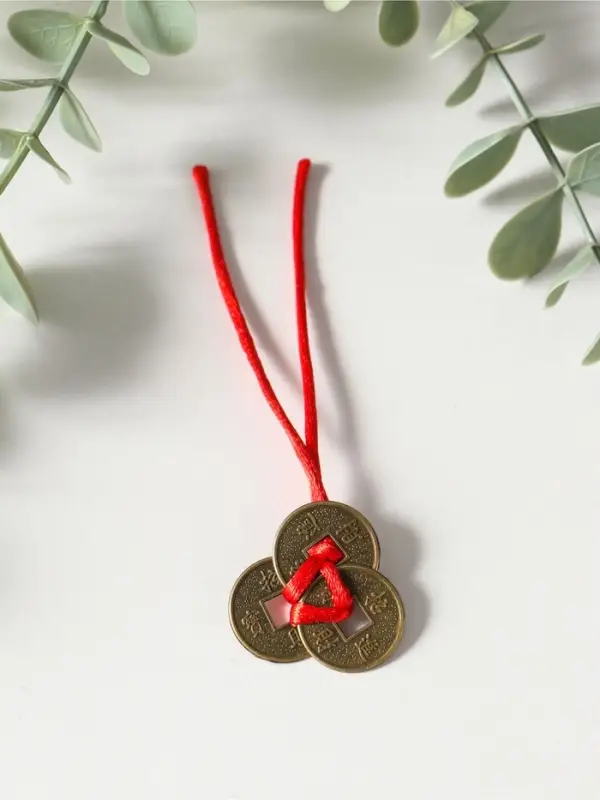 Подвеска 3 монеты денежные, d=2 см, под бронзу