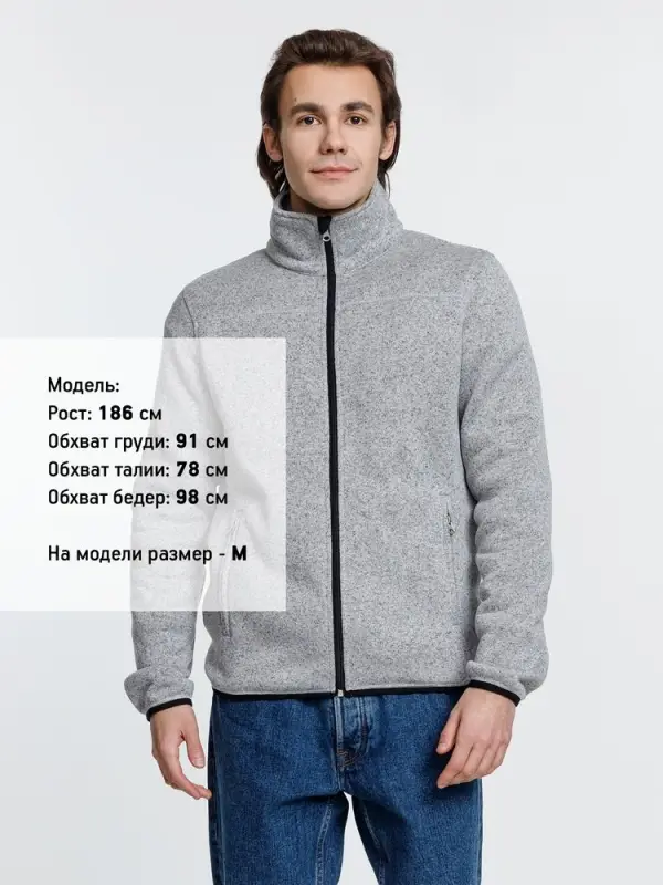 Куртка унисекс Gotland, серая, размер S Куртка унисекс Gotland, серая, размер S