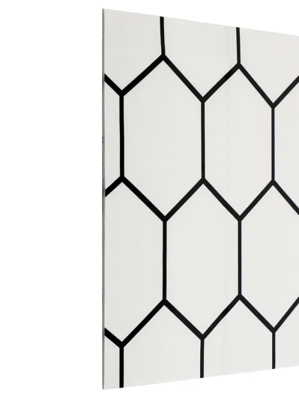 Стеновая панель самоклеящаяся TAKE IT EASY &laquo;Шестиугольник&raquo;, 300&times;600 мм, цвет белый, 10 шт.