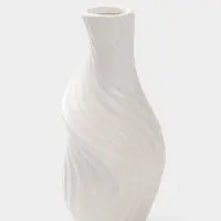 Ваза настольная керамика "Пласидо" 18х8 см, белый