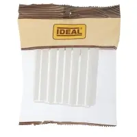 Накладки для прямоугольного плинтуса &laquo;Идеал. Дюра&raquo;, 80 мм, 8 штук, цвет 001 белый