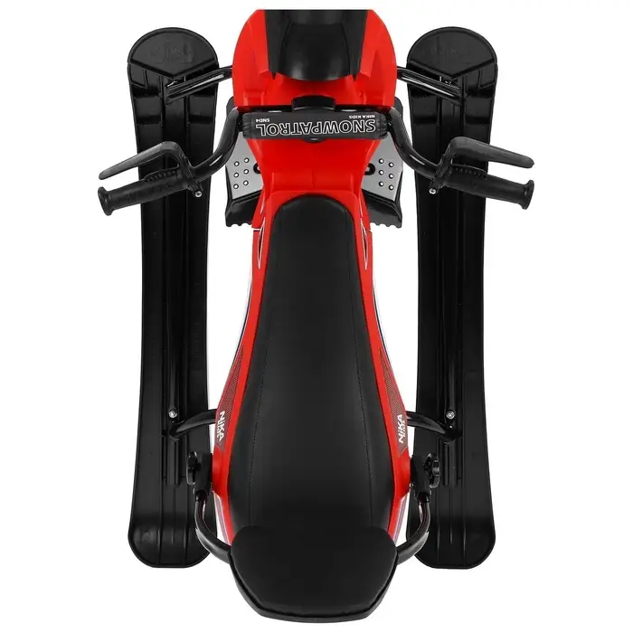 Снегокат Snowpatrol 2, со спинкой, красный, чёрный, SND4/1 Nika Kids Снегокат Snowpatrol 2, со спинкой, красный, чёрный, SND4/1 Nika Kids