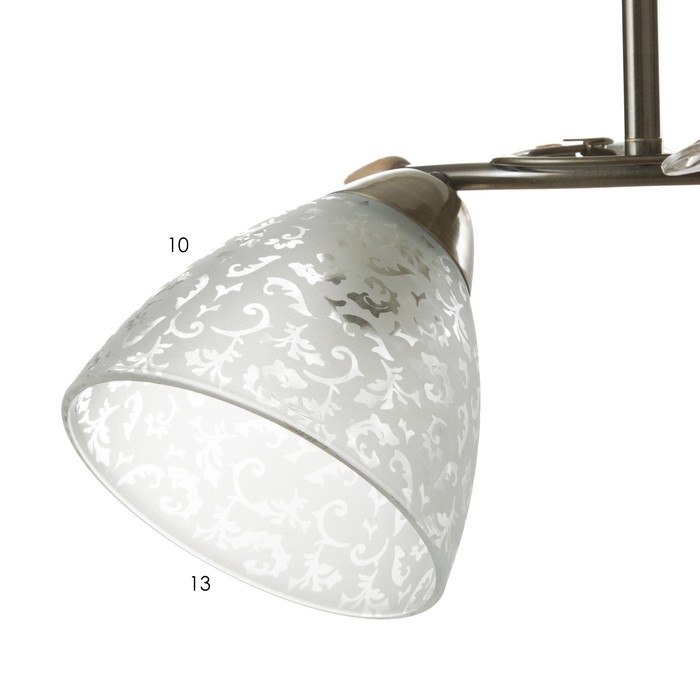 Люстра Люстра "Фриони" 3 лампы 40Вт Е27 бронза 45х45х26