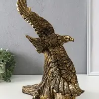 Фигура полистоун &laquo;Орёл парящий&raquo;, 43&times;43&times;23 см, под бронзу