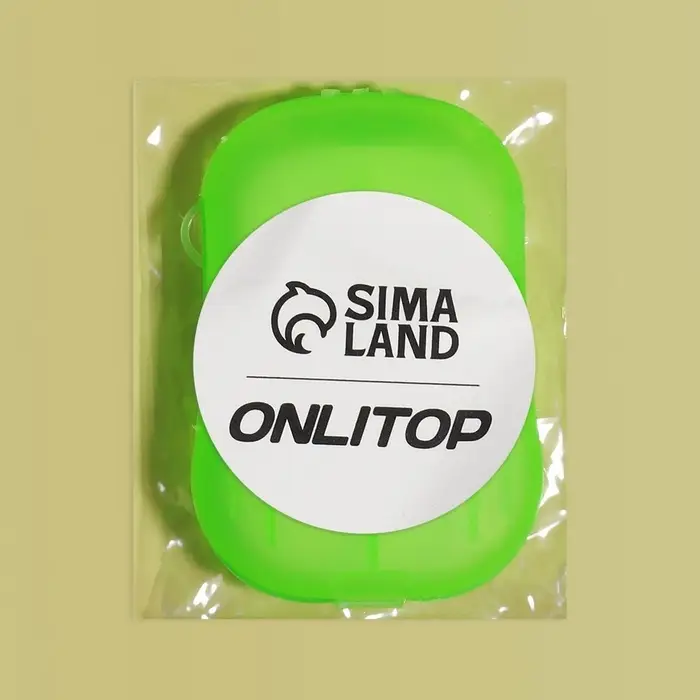 Мыло листовое, в пластинах, 18 (± 2) шт., в футляре, зелёное