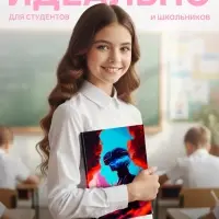 Колледж-тетрадь Calligrata TOP &laquo;Взгляд в будущее&raquo; А4, 160 листов, в клетку, в твёрдой обложке 7БЦ, глянцевая ламинация, выборочный лак