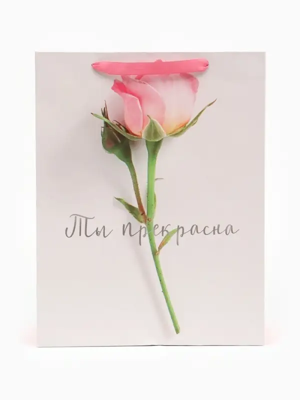 Пакет подарочный ламинированный, упаковка, &laquo;Ты прекрасна&raquo;, L 31&times;40&times;11.5 см