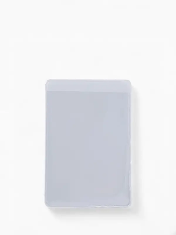 Обложка для проездного, пропуска, с принтом, голубая