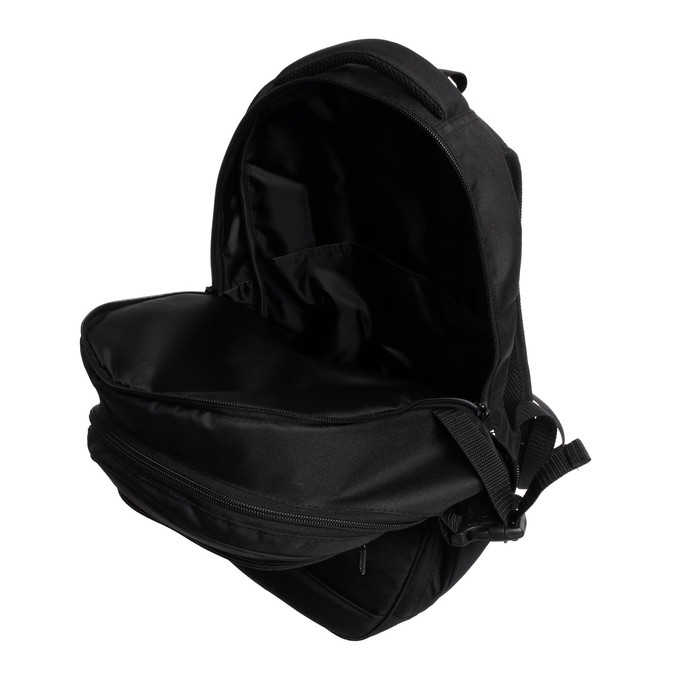 Рюкзак молодёжный, 40 х 28 х 18 см, эргономичная спинка, Stavia  Рюкзак молодёжный, 40 х 28 х 18 см, эргономичная спинка, Stavia "Город-1", чёрный