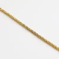 Нить для плетения, d=2 мм, 25&plusmn;1 м, цвет золотой