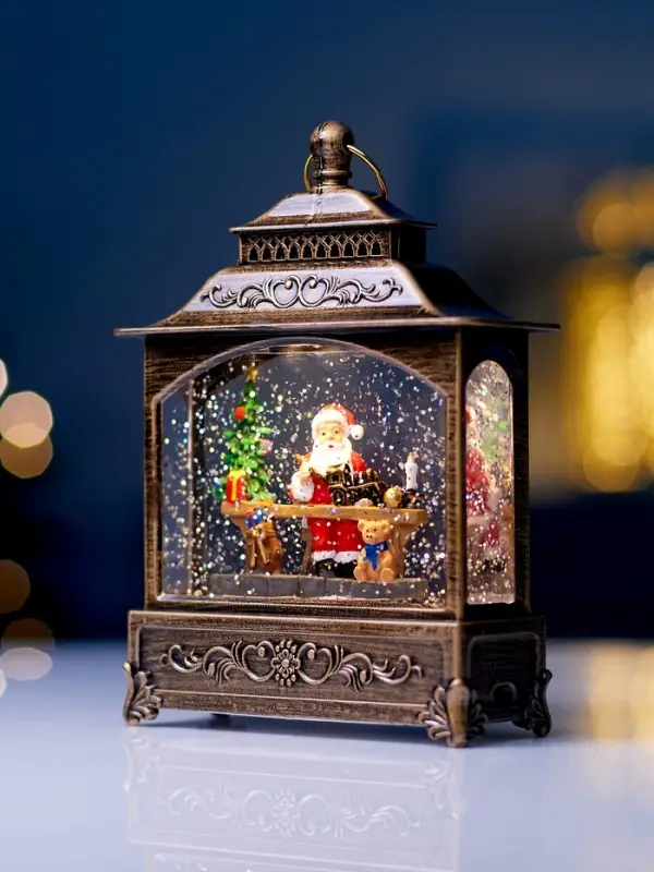 Фигура светодиодная  Фигура светодиодная "Дед Мороз" 5.5х14х19.5 см, 3хААА (не в компл.), музыка, USB, Т/БЕЛЫЙ