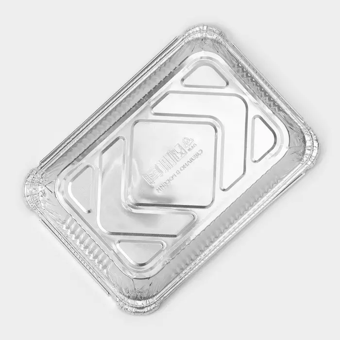 Форма из фольги для выпечки и запекания Доляна, 960 мл, 21,8×15,5×4 см Форма из фольги для выпечки и запекания Доляна, 960 мл, 21,8×15,5×4 см