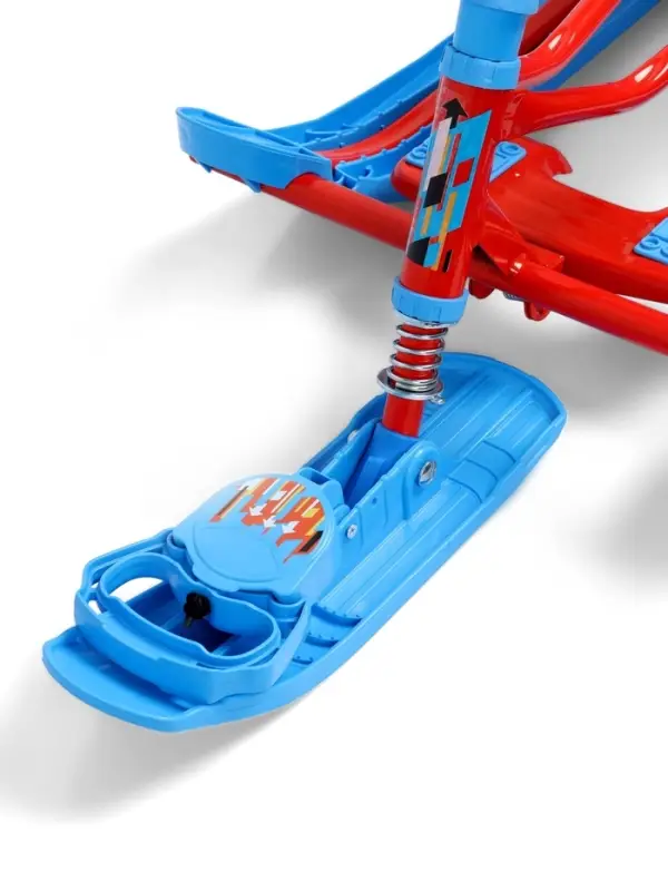 Снегокат &laquo;Тимка спорт 4-1&raquo; Sportcar, со спинкой, красный, синий, ТС4-1/SC2 Nika Kids