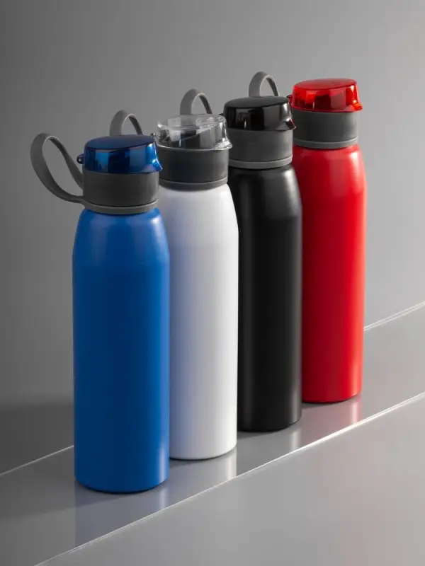 Бутылка для воды Billy Gym, матовая черная Бутылка для воды Billy Gym, матовая черная