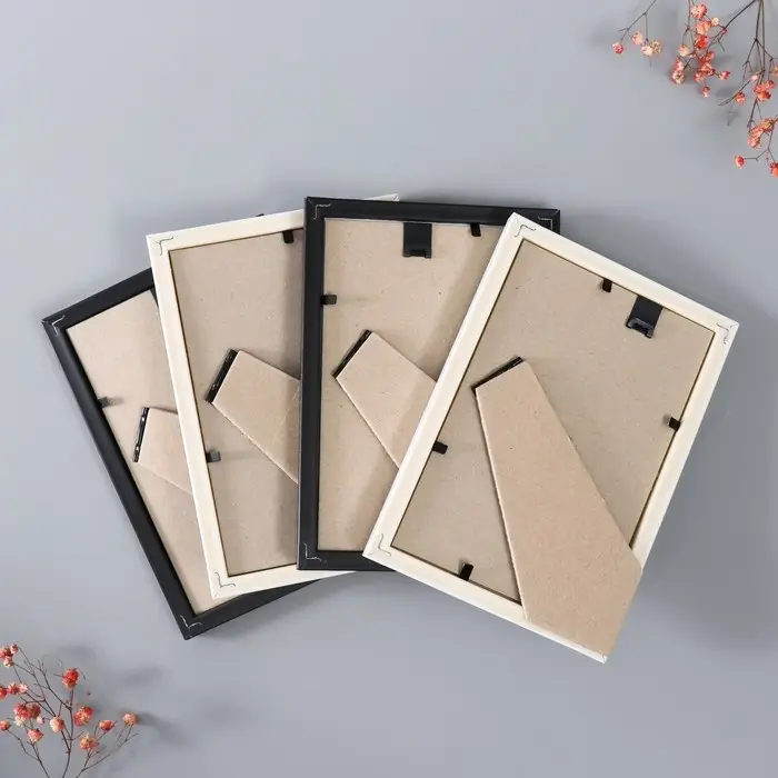 Набор рамок Набор рамок "Формат" 10х15 см, 4 шт. цвет чёрный/белый (стекло)