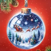 Пакет подарочный новогодний ламинированный, «Шар» , 26×12×32 см Пакет подарочный новогодний ламинированный, «Шар» , 26×12×32 см