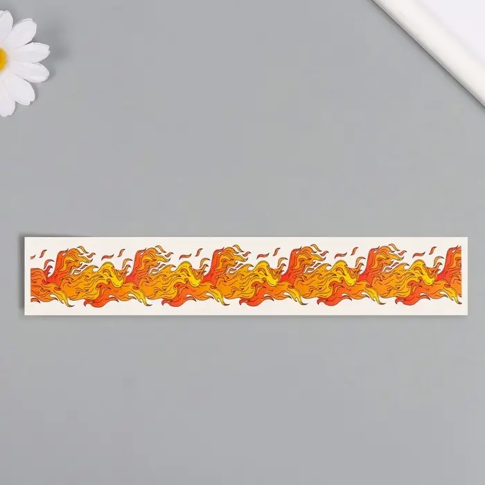 Переводная тату на тело цветная «Браслет. Огонь», 20×3 см Переводная тату на тело цветная «Браслет. Огонь», 20×3 см