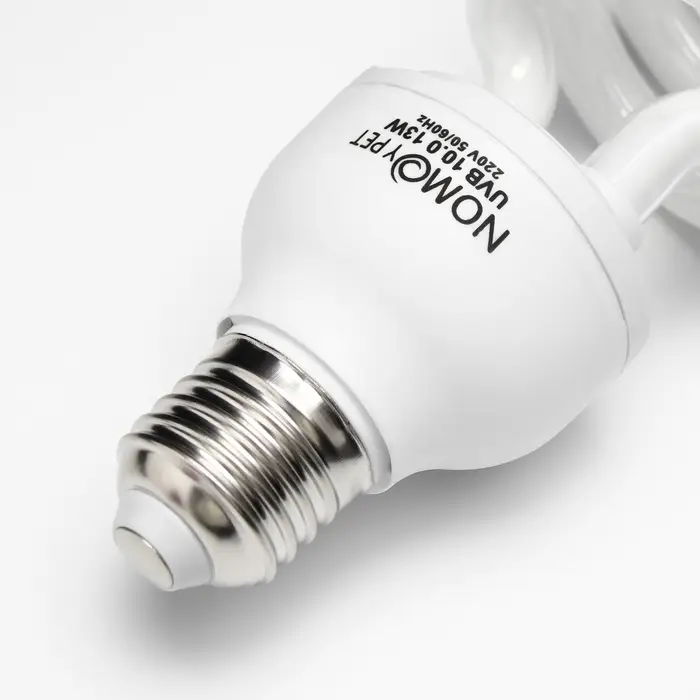 Лампа для террариума UVB 10.0 NomoyPet, 13 Вт, цоколь Е27