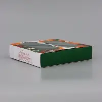 Коробка подарочная для 8 конфет и шоколад &laquo;Мандарины&raquo;, 17.7&times;17.8&times;3.8 см