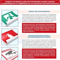 Знак безопасности F21 Отв за пожарн безопасн100x200мм пластик 2мм 10шт/уп