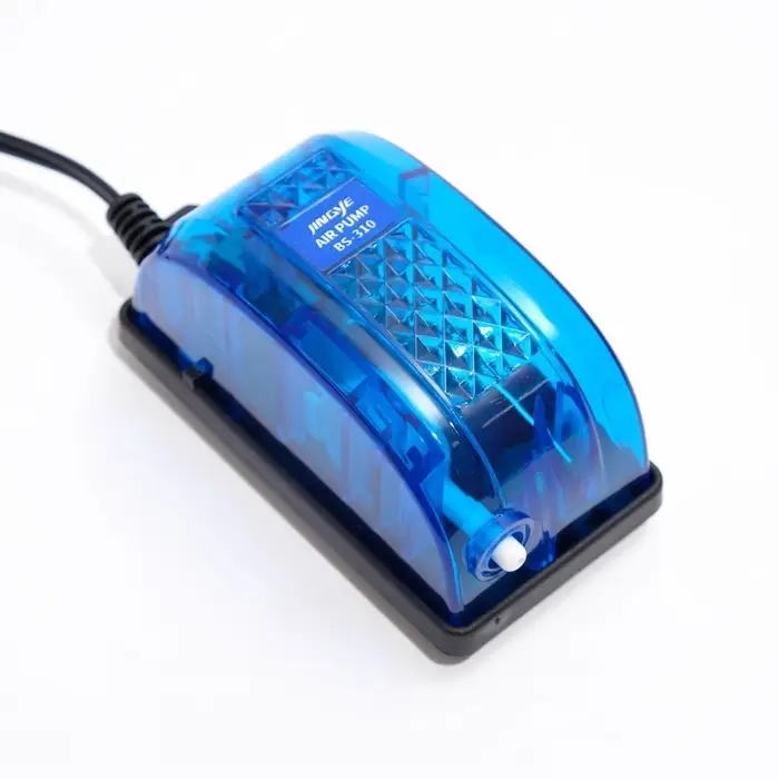 Компрессор для аквариума JINGYE BS-310, прозрачный корпус, 3 л/мин, 2.5 Вт