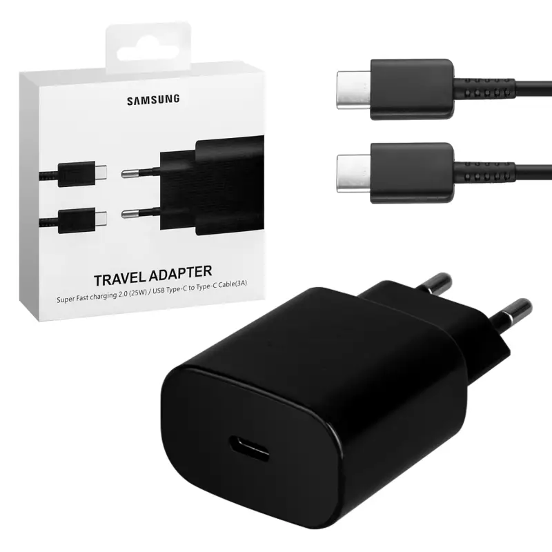 *СЗУ Type-C Samsung Note 10 Super PD Fast Charging Set черный 18W (120шт/кор) *СЗУ Type-C Samsung Note 10 Super PD Fast Charging Set черный 18W (120шт/кор)