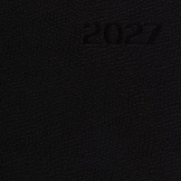 Ежедневник датированный 2027 ИМИДЖ Attache А5,168л,138x213мм,иск.кожа,черн