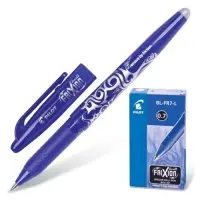 Стираемая ручка Pilot. Frixion, гелевая, синий стержень BL-FR-7 (L), узел 0.7 мм