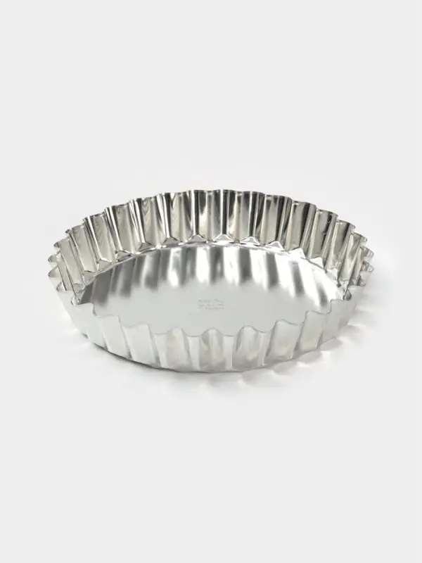 Форма для выпечки, d=21.2 см, h=4 см, жесть, серебристая