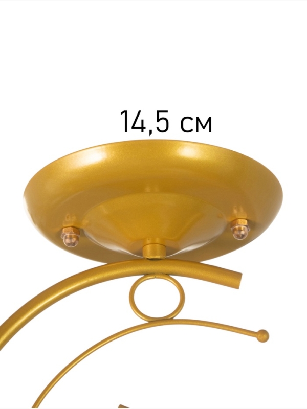 Люстра Люстра "Оливия" 2хЕ27 40т золото шампань 40х15х25 см BayerLux