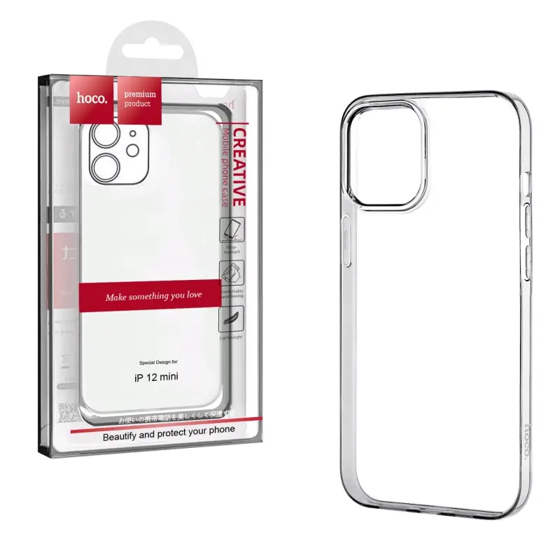 Чехол для iPhone 12 Mini Hoco TPU прозрачный