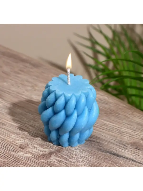 Свеча фигурная &laquo;Капли&raquo; 6&times;6&times;6 см, соевый воск, 6&times;6&times;6 см, МИКС