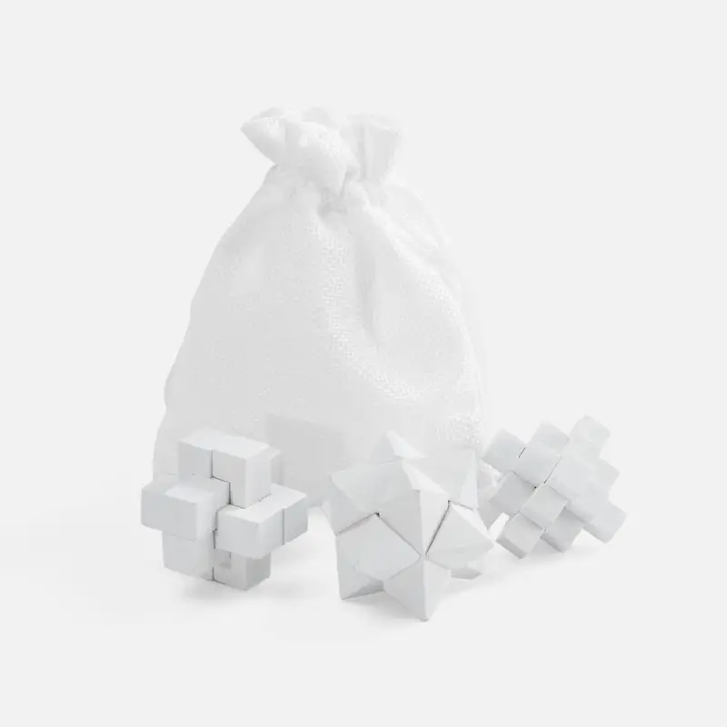 Набор из 3 головоломок Tickler Arcade, белый